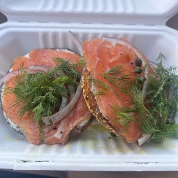 Apollo Bagels - Smoked salmon on an everything - Bagels Near Me - New York, New York Apollo Bagels - Smoked salmon on an everything - Bagels Near Me - New York, New York