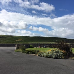 Pairc Lodge - View from Pairc Lodge - cliffs in the distance