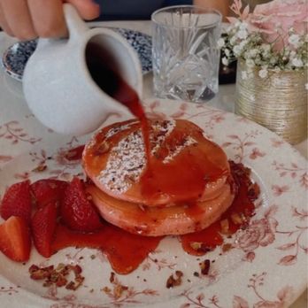 Little Hen - Rose pancakes - Breakfast & Brunch Near Me - Miami, Florida Little Hen - Rose pancakes - Breakfast & Brunch Near Me - Miami, Florida