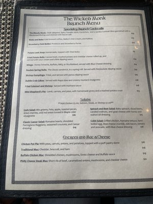 Menu photo 2 The Wicked Monk Brooklyn, NY