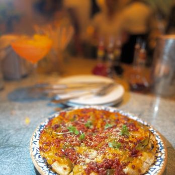 Mariel - Chorizo Pizza - Cuban Near Me - Boston, Massachusetts Mariel - Chorizo Pizza - Cuban Near Me - Boston, Massachusetts