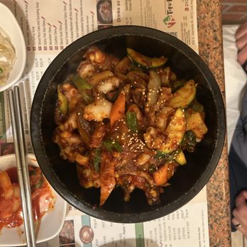 MG Tofu House - Hot-Stone Spicy Octopus Bibimbap - Korean Near Me - Los Angeles, California MG Tofu House - Hot-Stone Spicy Octopus Bibimbap - Korean Near Me - Los Angeles, California
