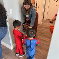 SGV Speech Therapy Solutions - Trick or Treat at SGV clinic! Fun, fun, fun!  Thank you Kate!