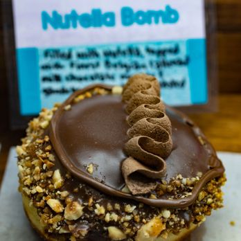 Unholy Donuts - Nutella Bomb donut ($5.50) - Donuts Near Me - Toronto, Ontario