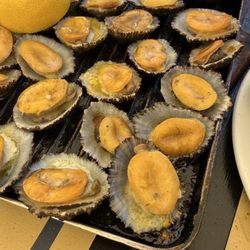 Ponta do garajau - Grilled limpets