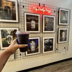 Ube latte