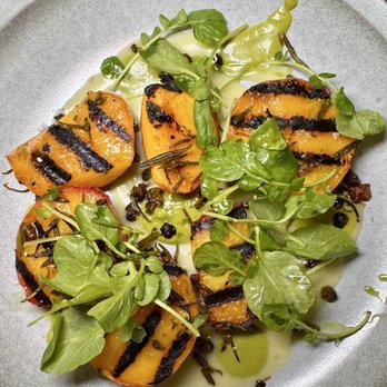 Sorghum & Salt - Grilled Peaches etc - Tapas/Small Plates Near Me - Charleston, South Carolina Sorghum & Salt - Grilled Peaches etc - Tapas/Small Plates Near Me - Charleston, South Carolina