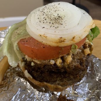 Cook Out - Triple burger extra onion - Fast Food Near Me - Memphis, Tennessee Cook Out - Triple burger extra onion - Fast Food Near Me - Memphis, Tennessee