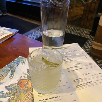Supergeil - Snap pea margarita - Mediterranean Near Me - Detroit, Michigan