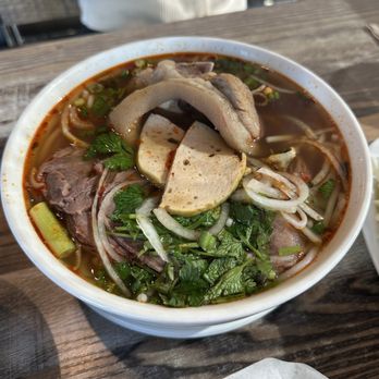 Fusion Corner - Bun bo hue ($15.95) - Asian Fusion Near Me - Stanton, California Fusion Corner - Bun bo hue ($15.95) - Asian Fusion Near Me - Stanton, California