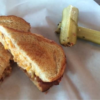 Cold Beer Company - Pimento jalapeno cheese sandwich with bacon. - Bars Near Me - Dallas, Texas Cold Beer Company - Pimento jalapeno cheese sandwich with bacon. - Bars Near Me - Dallas, Texas