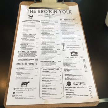 The Bro'Kin Yolk - Menu - Breakfast & Brunch Near Me - Calgary, Alberta The Bro'Kin Yolk - Menu - Breakfast & Brunch Near Me - Calgary, Alberta