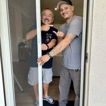 ClearView Retractable Screens - This is my guy Anthony, the technician that took care of all our door issues.  Anthony, you are the BEST! - Shades & Blinds Near Me - Gilroy, California