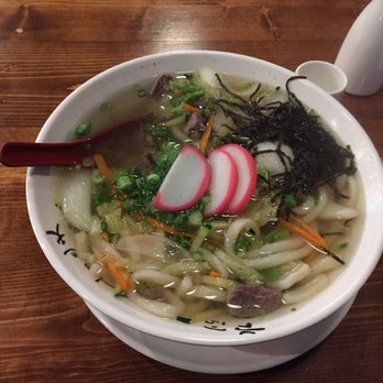 Kansai - Beef udon. I barely finished half of it! I was very pleased with the texture of the udon. - Sushi Bars Near Me - Concord, California