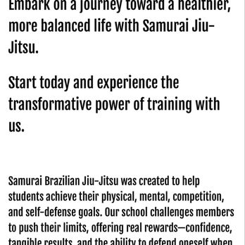 Samurai Brazilian Jiu-Jitsu - On the website click on the red bar to start your journey. - Kickboxing Near Me - Prosper, Texas