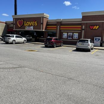 Love's Travel Stop - the parking lot of a love's travel stop - Convenience Stores Near Me - Ripley, West Virginia