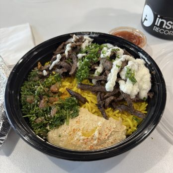 Shawarma Guys - Wagyu beef shawarma bowl - Middle Eastern Near Me - La Mesa, California