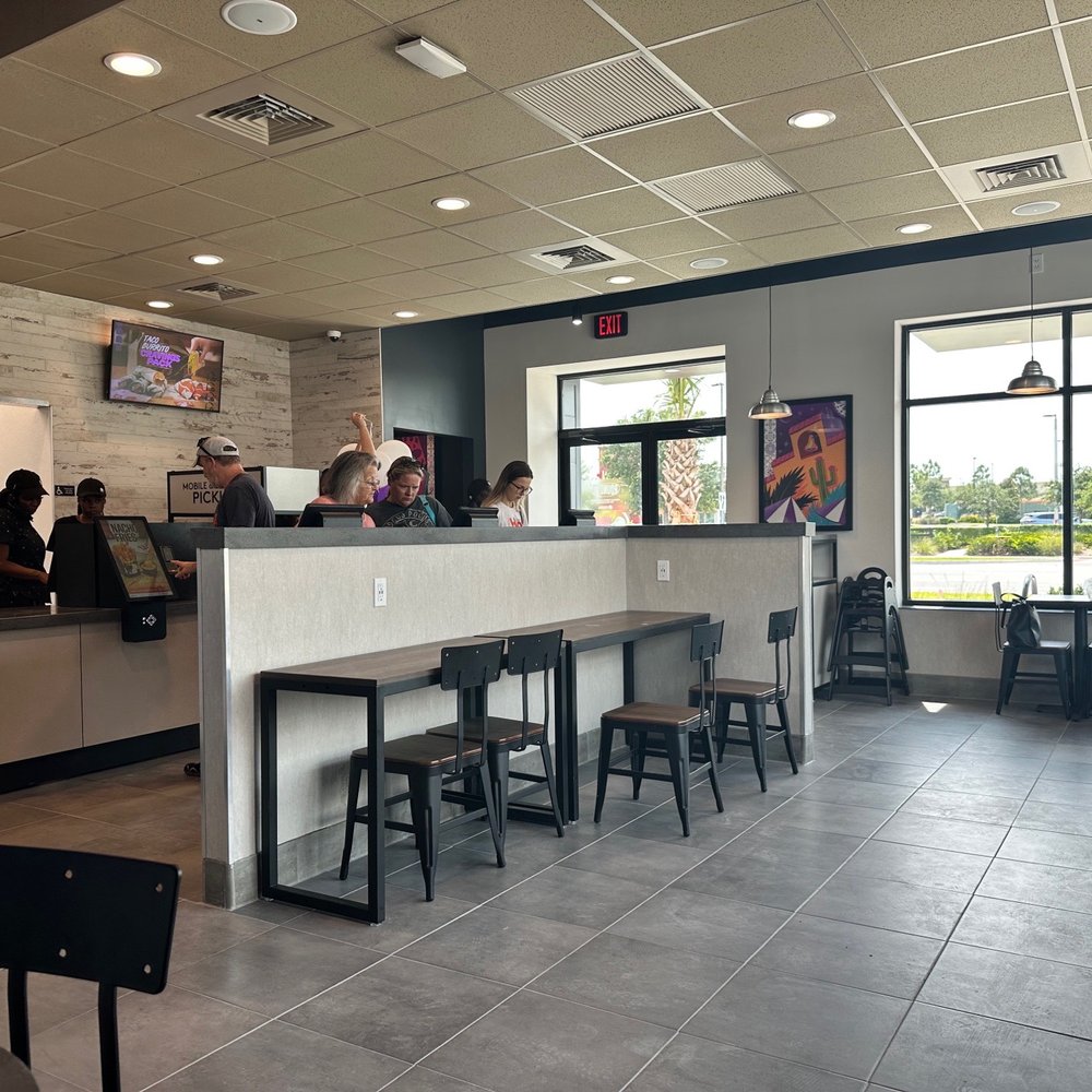 Taco Bell - the inside of a restaurant - Fast Food Near Me - Winter Garden, Florida Taco Bell - the inside of a restaurant - Fast Food Near Me - Winter Garden, Florida