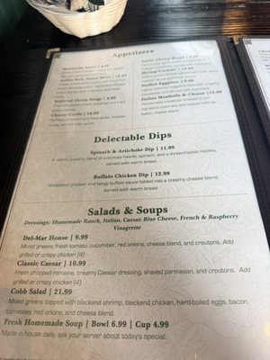 Menu photo 2 The Del Mar Restaurant Sault Ste. Marie, MI