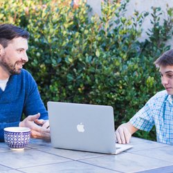 Mainstay Academics - Coaching doesn't have to be just at the kitchen table.  Sometimes it's nice to go outside.