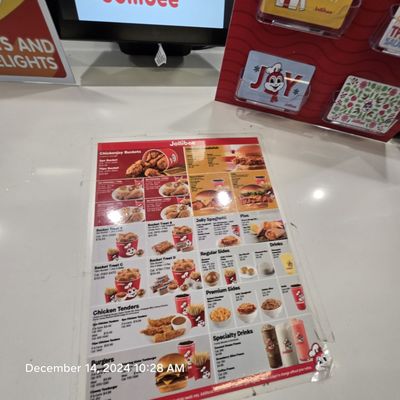 Menu photo 8 Jollibee Milpitas, CA