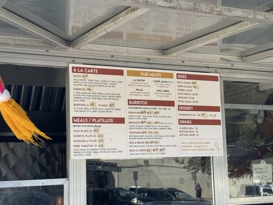 Menu photo 2 Boni's Tacos Cambria, CA