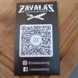 Zavalas Catering - Other Side and Venom payment options as well as Zell.