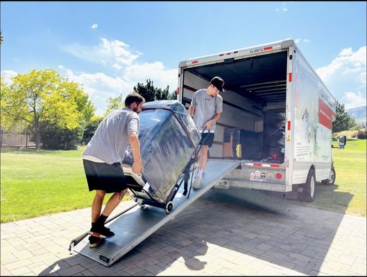 Local Moving - We moved a 3 bedroom home into a storage unit.