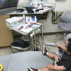 KC Dental - The TVs are are huge help when you bring small children!