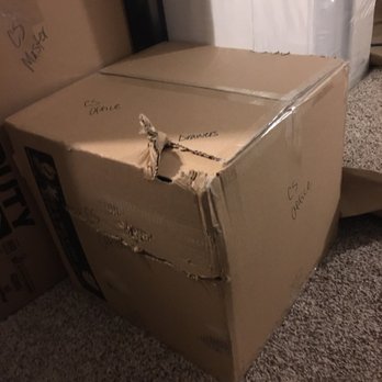 Aggie Movers Company - Torn up boxes - Movers Near Me - College Station, Texas