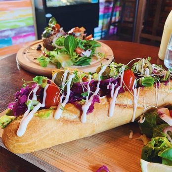 Biocafe - Vegan Hot Dog - best seller! - Cafes Near Me - Aberdeen, ABE