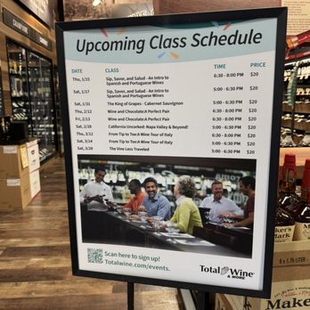 Total Wine & More - Class schedule for January 2026 - Beer, Wine & Spirits Near Me - Silverdale, Washington Total Wine & More - Class schedule for January 2026 - Beer, Wine & Spirits Near Me - Silverdale, Washington