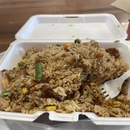 House Fried Rice no longer onions.