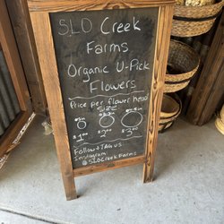 SLO Creek Farms - 10/24 prices for flowers