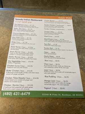 Menu photo 4 Speedy Punjabi Dhaba Buckeye, AZ Menu photo 4 Speedy Punjabi Dhaba Buckeye, AZ