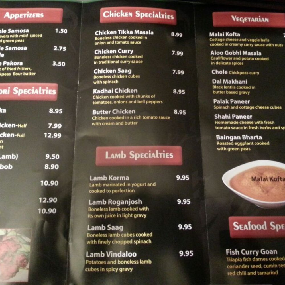 Masala Express - Menu. Because I want you to eat well. - Indian Near Me - Arlington, Virginia