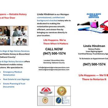 Align & Sign Notary Services - LINDA THE NOTARY - Notaries Near Me Align & Sign Notary Services - LINDA THE NOTARY - Notaries Near Me