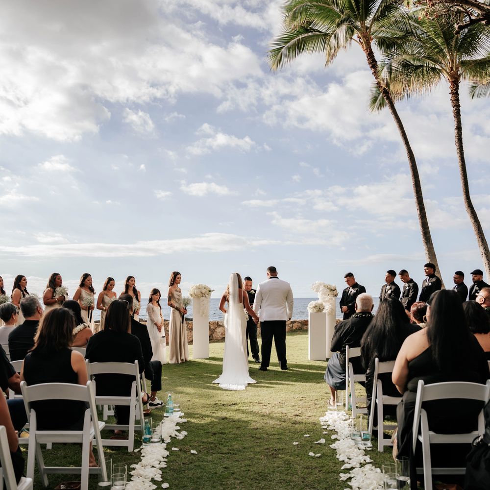 Lanikuhonua - Wedding Ceremony at Lanikuhona - Wedding Photography by HNL Studios www.hnlstudios.com - Party & Event Planning Near Me - Kapolei, Hawaii Lanikuhonua - Wedding Ceremony at Lanikuhona - Wedding Photography by HNL Studios www.hnlstudios.com - Party & Event Planning Near Me - Kapolei, Hawaii