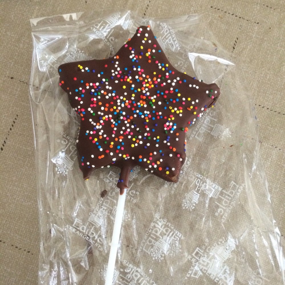 Chocolate dipped pineapple!