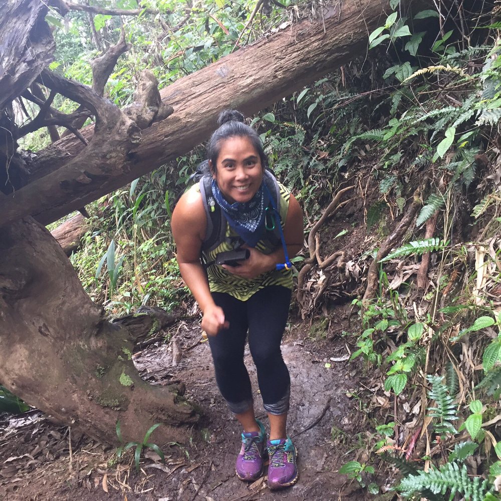 Aiea Loop Trail - Ducking under downed trees - Hiking Near Me - Aiea, Hawaii