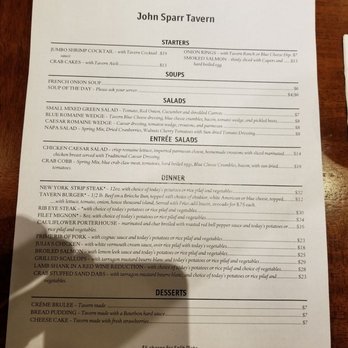 John Sparr Tavern - Again menu to make it easy - American Near Me - Glendale, California John Sparr Tavern - Again menu to make it easy - American Near Me - Glendale, California