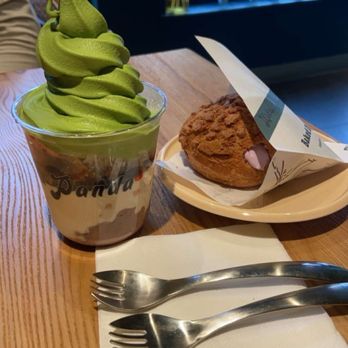 Matcha Panda Cafe - matcha gelato & taro/ube cream puff - Desserts Near Me - Philadelphia, Pennsylvania Matcha Panda Cafe - matcha gelato & taro/ube cream puff - Desserts Near Me - Philadelphia, Pennsylvania