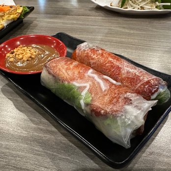 New Super Pho - A5. 2x Pork Patty Spring Rolls/ Nem Nuong Cuon - Vietnamese Near Me - Duluth, Georgia