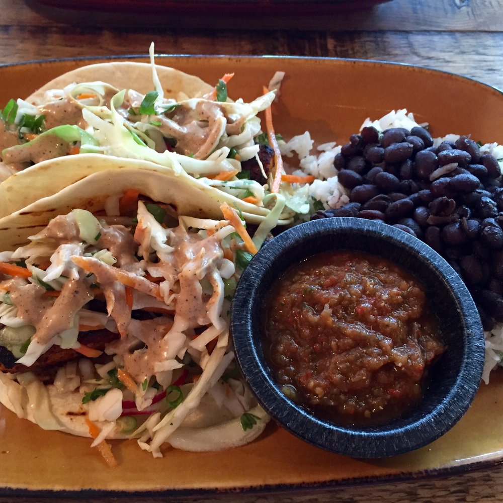 Fish Taco - Two blackened fish tacos, $12. Good fish, nice size, but $6 per taco? - Mexican Near Me - Cabin John, Maryland Fish Taco - Two blackened fish tacos, $12. Good fish, nice size, but $6 per taco? - Mexican Near Me - Cabin John, Maryland