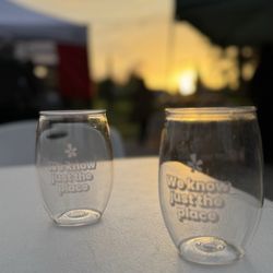 Christopher Cellars - Sunset with our plastic glasses from a yelp event at the this winery. Was alot of fun, and friend staf. Amazing sunset