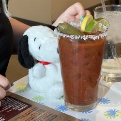 Big Bad Breakfast - A Bloody Mary approved by Snoopy (who was visiting from Ohio)