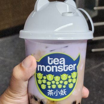 Tea Monster - Taro with boba - Coffee & Tea Near Me - Chicago, Illinois