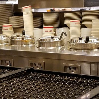 Boudin SF - Plastic bags in hot pots leeching microplastics into food - Bakeries Near Me - Sunnyvale, California
