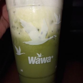 Wawa - Iced Matcha Teas - Mint Matcha Tea Latte with cold foam - Gas Stations Near Me - Orlando, Florida