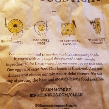 Einstein Bros. Bagels - Their manifesto bag - Bagels Near Me - Hillsboro, Oregon Einstein Bros. Bagels - Their manifesto bag - Bagels Near Me - Hillsboro, Oregon